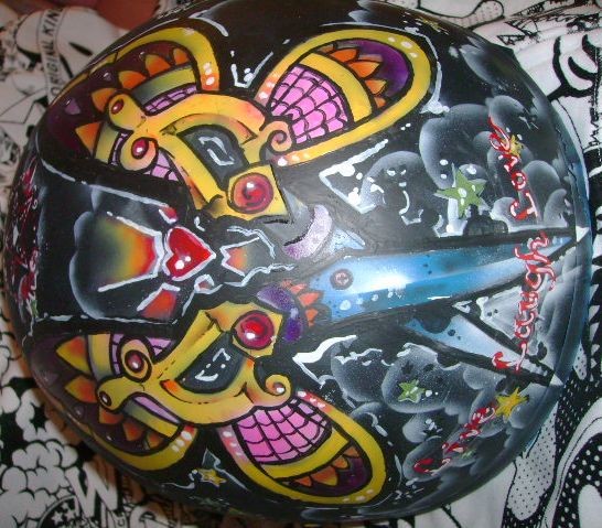 Cloud 9 motorcycle helmet front