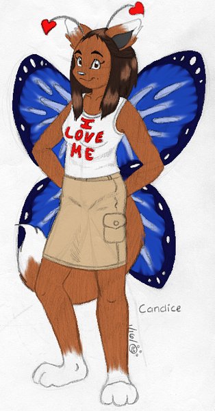 Candice is furry!