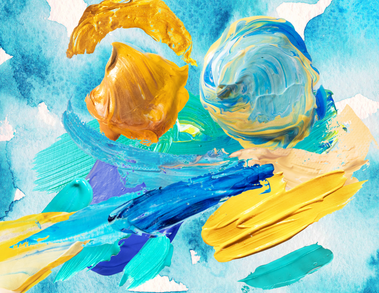 Blue and Yellow