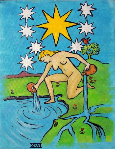 The Sun Tarot Card Painting