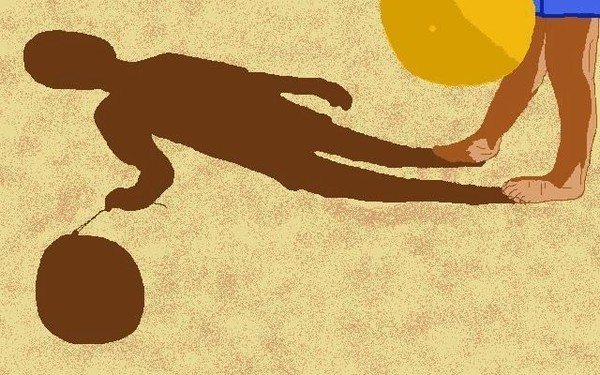 Shadows At Beach