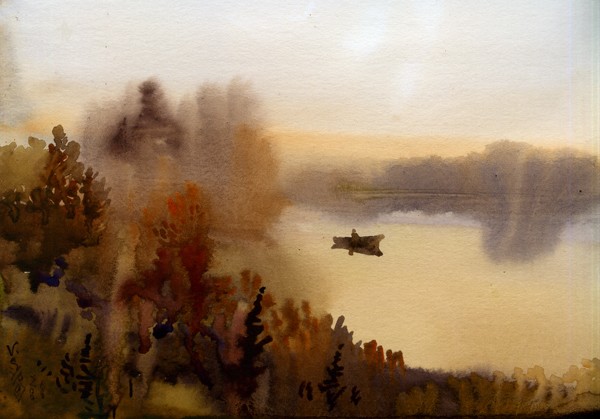 Autumn on the river