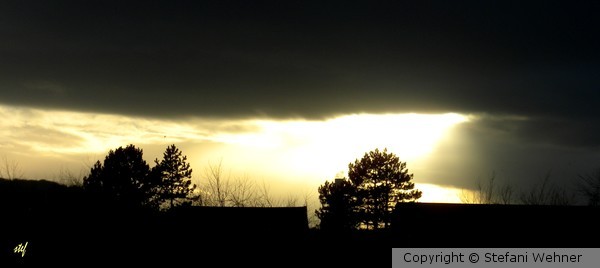 sunset before the storm