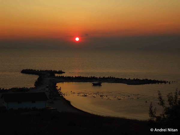 Black sea sunset