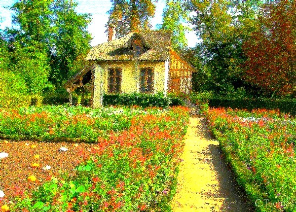 Landscape France ,digital painting