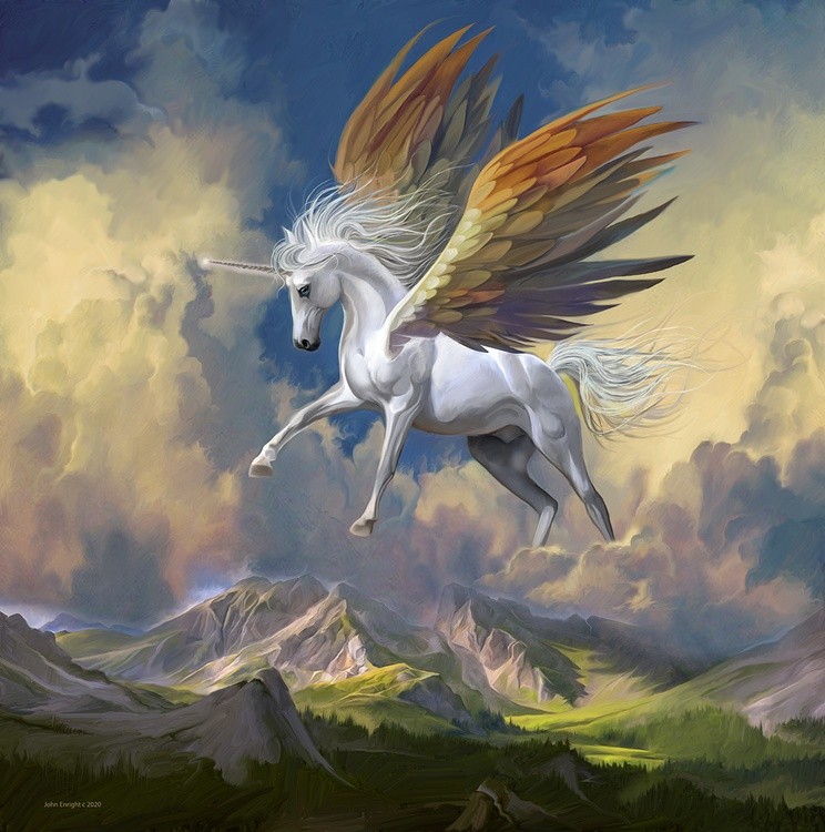 fantasy art unicorns