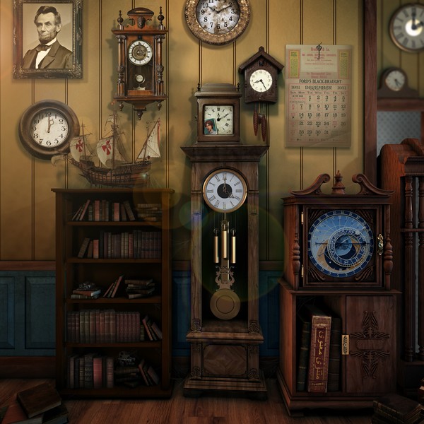 upstairs clockWall v02