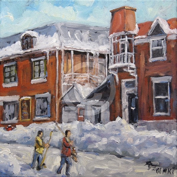 Faubourg à m'lasse Montreal - Joys of Winter by Pr