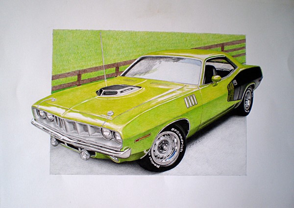 1971 Plymouth Cuda 340 in 