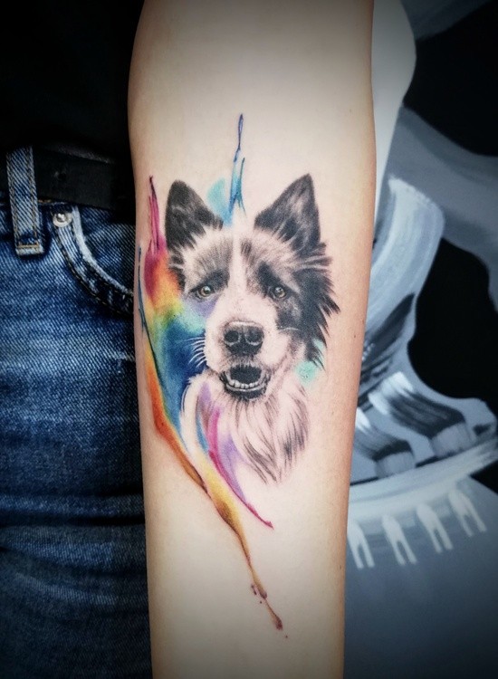 dog tattoo