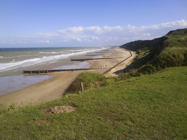 Mundesley Beach, Cliff Top, North Norfolk.