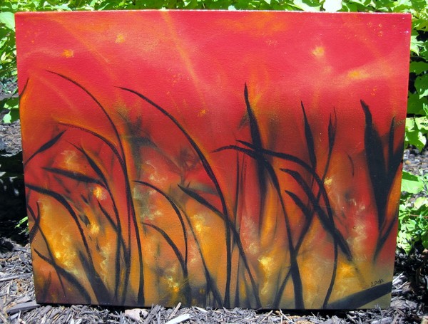 Fireflies at Sunset