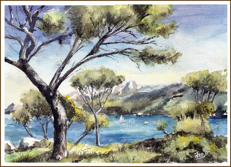The coast of Mallorca
