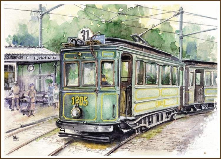 Lunch break at the terminus