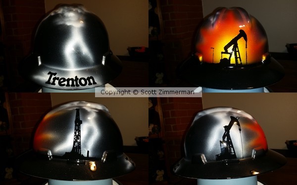 Oilfield Storm hard hat