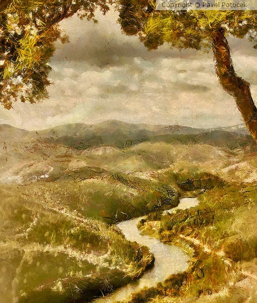 River near Porto