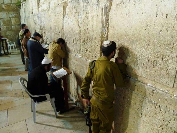 People At The Wailing Wall Of Jerusalem-4