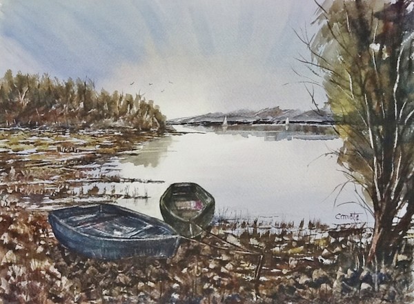 Two small boats