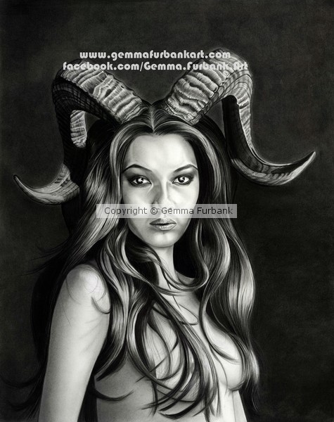 Horned Godess - Surrealism