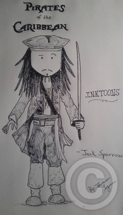 INKTOONS of Jack Sparrow