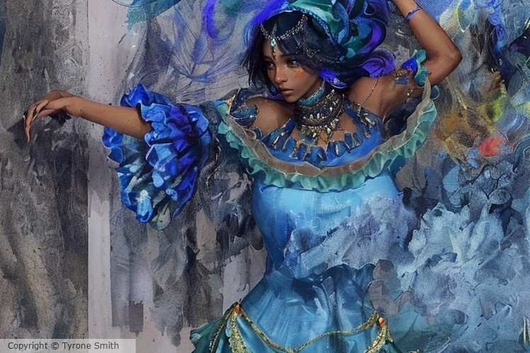 African Oil Painting (AI)