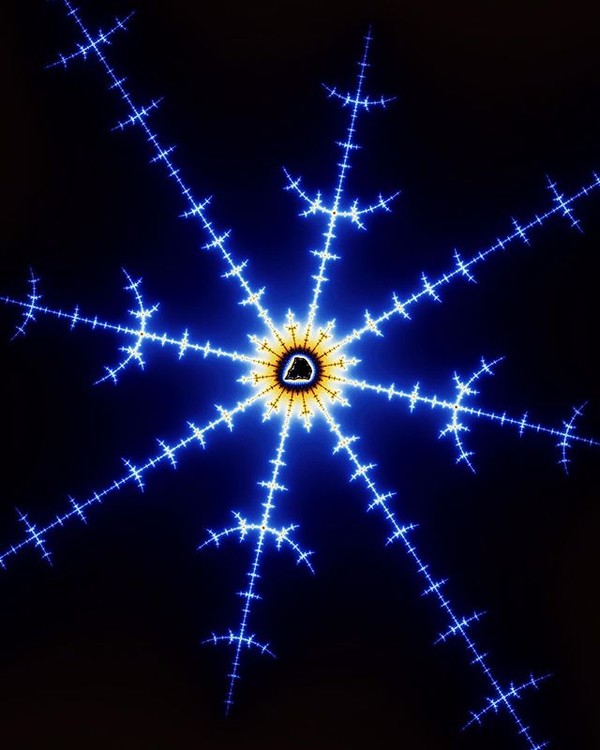 Mandelbrot  Series  Lightening Spark 001lightning instaart illustrationhowl hypnotizing arts socfeat