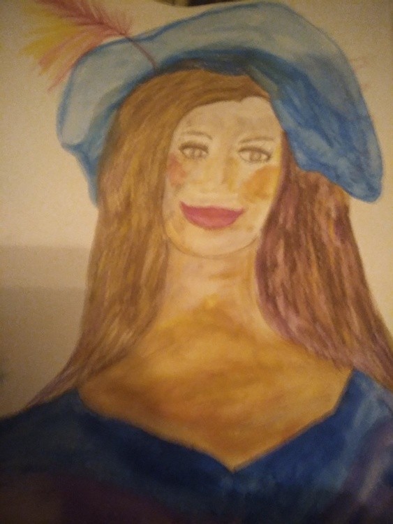 Lady in Blue