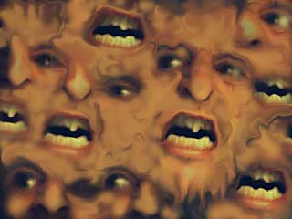 many face