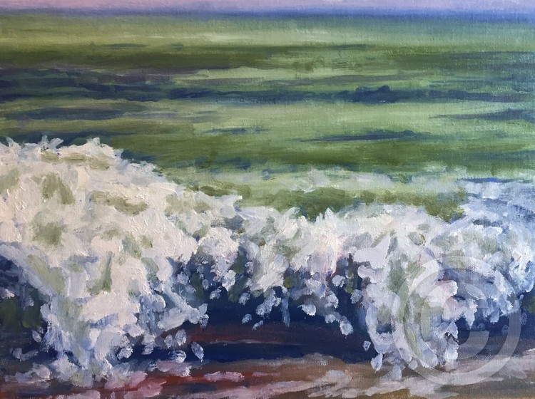 Crashing wave