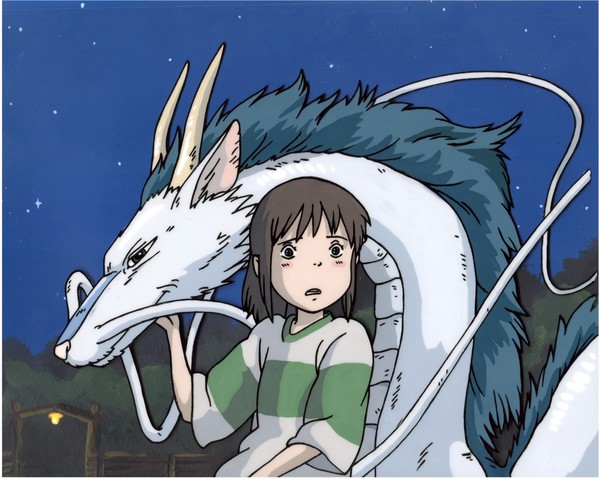 Spirited Away Fan Cel: Sen & Haku