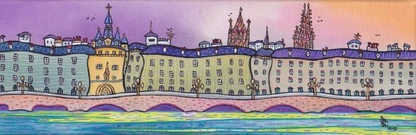 Bordeaux 10x30 cm