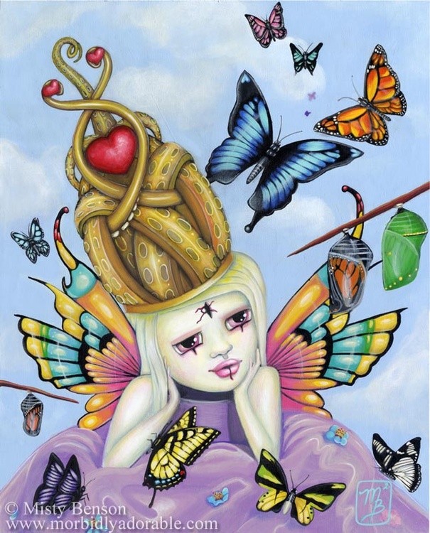 Empress from the Morbidly Adorable Tarot