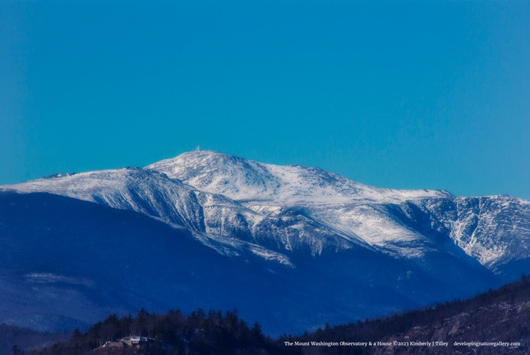 The Mount Washington Observatory and a House