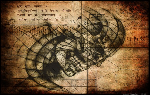 Carnal phrenology by Jesse Lindsay 2012