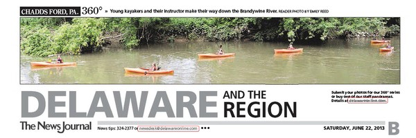 113th News Journal Panorama-Young Kayakers