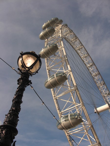 London Eyes from Below