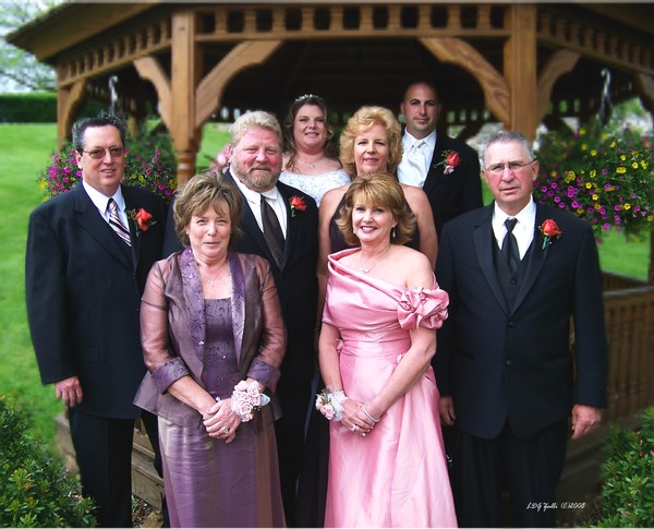 Lisa's Wedding Family Photo All of Us