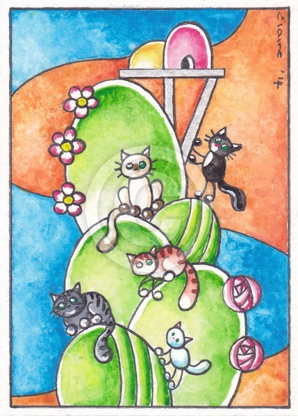 Crazy cats