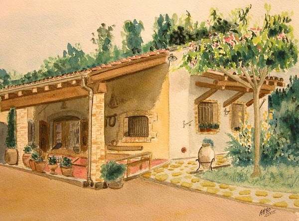 Friends' house in Spain