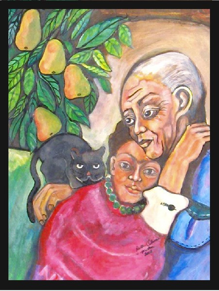 Lovers Portrait of Frida and Diego
