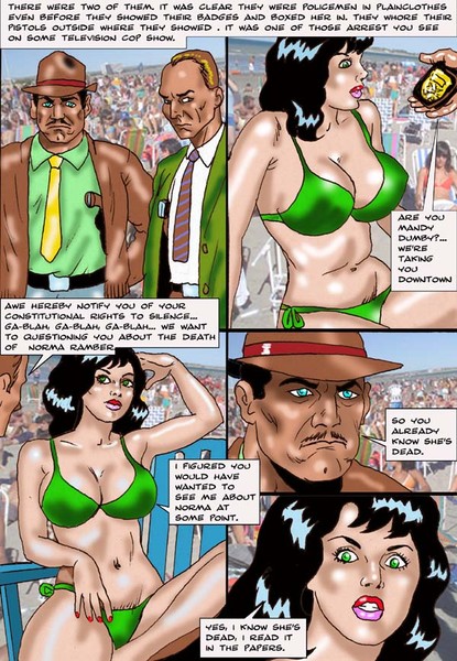 police comic page