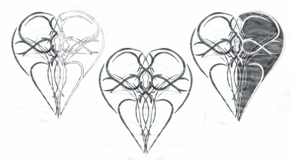 Tattoo ( Tribal heart)