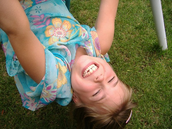 . smile to the swing  of life .