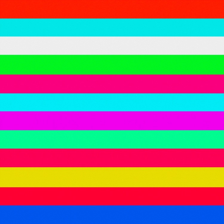 Re: ANDREW CAMPBELL: BRITISH ARTIST: ART STUDIO MAQUETTE: COLOURSCREEN PAINTINGS: OIL ON CANVAS: 001