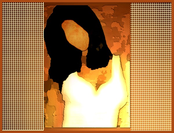 Human in window