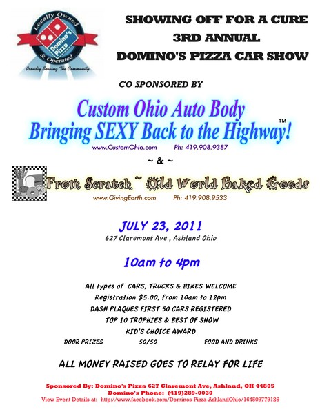 Event Flier - Show Off for a Cure
