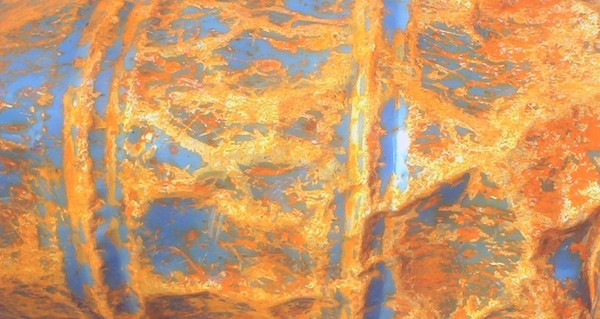 blue and orange