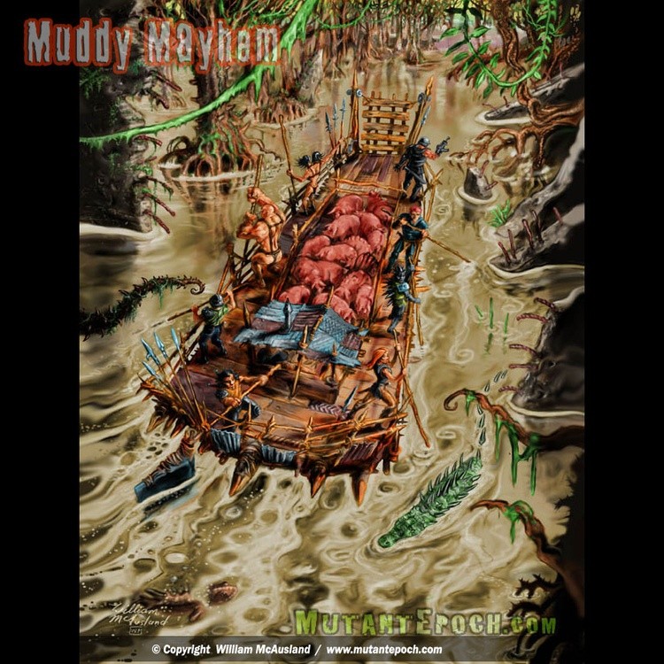 Cover Art for Muddy Mayhem