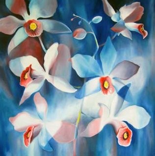orchids abstract