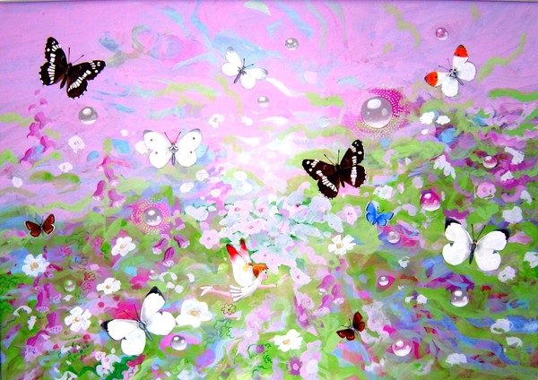 Fairies and White Butterflies and 2 White Admirals